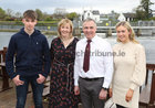 James Diviney, Suzanne Diviney, Owen Diviney and Katie Diviney from Athenry at the launch of the book, Paddy Lally - My Time at the Club, at Galway Rowing Club