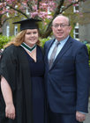 Mary Byrne, Barna Road, with her father John Byrne after she was conferred with a Bachelor of Arts, Honours (International) at NUI Galway.