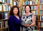 <br />
Bridie Ryan, Cornamona and Ailish McCormack, Cross Cong,  at the launch of a new book Solar Bones by Mike McCormack, at Charlie Byrnes Book Shop.