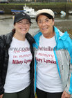 Dawn and Rena Lynskey from the Claddagh before taking part in the Galway Memorial Walk in aid of Galway Hospice last Sunday. They were walking in memory of Mikey Lynskey, son of King of the Claddagh, Michael Lynskey.