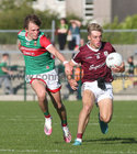Galway v Mayo All-Ireland minor football final in Hyde Park, Roscommon.<br />
Galway’s Jack Lonergan and Mayo’s Diarmuid Duffy