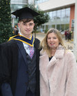 Diarmuid Mulkerrins, Moycullen, with his mother Imelda after he was conferred with a Bachelor of Science (Honours) in Agriculture and Environmental Management at the GMIT Graduation ceremony in the Galmont Hotel.