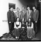 At theannual dinner of O'Flaherty Markets, Galway, held in Flannery's Hotel, Galway, in November 1973.<br />
<br />
At the annual dinner of O'Flaherty Markets, Galway, held in Flannery's Hotel, Galway, in November 1973. The social committee seated (L to R): Mrs Deirdre Murray, Ms Nuala Molloy, Ms Helene Clancy. Standing: John Warren, Christy O'Flaherty, Bill Kealy, Ray McManus & Tommy Glynn