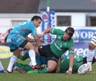 Connacht v Aironi RaboDirect PRO12 game at the Sportsground.<br />
Ray Ofisa playing his last game with Connacht<br />
