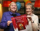 Pictured at a reception in The Huntsman to announce details of the Galway Musical Society's poduction of Evita were Lesley Bohan, Front of House, and Val Wright, wife of the late Len Wright who was involved in set building and props with the society since its foundation in 1985. The musical takes place in the Town Hall Theatre from Tuesday March 25 to Saturday March 29. 