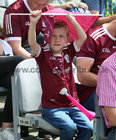 A Galway supporter at the All-Ireland football final in Croke Park last Sunday
