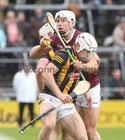 Galway v Kilkenny Leinster GAA Senior Hurling Championship Round 3 game at Pearse Stadium.<br />
Galway’s Gearoid McInerney and Kilkenny’s Mikey Carey