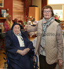Sr Teresa Gilligan during her 100th Birthday celebration’s with one of her many friends, Rita Patterson from Salthill.