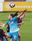 Galway WFC v Peamount United at Eamonn Deacy Park. <br />
Shauna Brennan, Galway WFC, and Aine O’Gorman, Peamount United