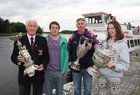 John Forde, Chairman of the Galway Regatta, Paul Thornton, Vice Captain, and Fergal Diviney, Captain, and his daughter Tara, were at at the launch of the 2012 Galway Regatta on the Corrib Princess.