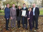Barry Lawless, Parke, Castlebar, who was conferred with an Honours Degree in Financial Maths and Economics at NUI Galway, pictured with (from left) <br />
his uncle, singer and broadcaster Marc Roberts, parents Gerry and Marie Lawless, and grandparents Bridie and Patrick Hegarty from Crossmolina.