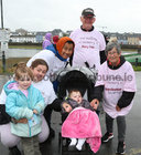 Pictured at the Claddagh before taking part in the Galway Memorial Walk in aid of Galway Hospice last Sunday were Sarah Fox with her daughters Sophia and Summer, son Alex, and her parents Pat and Margaret Fox, Riverside.