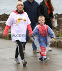 Some of the people taking part in the Galway Memorial Walk in aid of Galway Hospice on the Salthill Prom last Sunday.