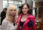 Designer Aisling Byrne and Gina Biggins, Level 6 Fashion, at the opening and exhibition of the GTI Fashion Fiesta at the Galway City Museum.