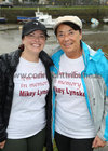 Dawn and Rena Lynskey from the Claddagh before taking part in the Galway Memorial Walk in aid of Galway Hospice last Sunday. They were walking in memory of Mikey Lynskey, son of King of the Claddagh, Michael Lynskey.