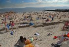 A packed beach at Salthill at the week-end 