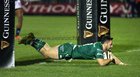 Connacht v Benetton Guinness PRO14 game at the Sportsground.<br />
Connacht's Caolin Blade scores a try between the posts