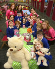 Pupils from St Oliver Plunkett National School, Newcastle, Athenry, with medical students in the Teddy Bear Hospital at the University of Galway last week.