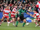 Connacht v Gloucester Heineken Cup Pool 6 game at the Sportsground.<br />
Connacht's Ray Ofisa and Gloucester's Rory Lawson