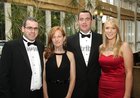 David Small, Maeve Mitchell, Gary Warde and Irene Tully of Salthill at Corinthians RFC annual dinner at the Westwood House Hotel.