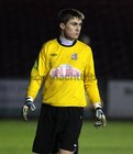 Mervue United v S D Galway Airtricity League First Division game at Terryland Park.<br />
S D Galway goalkeeper Ronan Burke