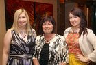 Patricia Delappe and her daughters Gina and Emma at the Claregalway GAA Club Fashion Show Extravaganza at the Clayton Hotel.