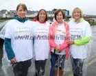 Brid Noone, Moycullen, Eithne Burke, Headford, Marie Callanan, Ardrahan and Marie Burke, Caherlistrane at the Claddagh before taking part in the Galway Memorial Walk in aid of Galway Hospice last Sunday.