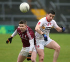 Galway v Tyrone Allianz Football League Division 2 game at the Pearse Stadium.<br />
Galway's Daithi O Gaoithin and Ronan O'Neill, Tyrone