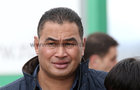 Connacht vs Gloucester European Rugby Challenge Cup qurter final at the Sportsground.<br />
Pat Lam at the game