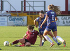 Galway United v Bohemians SSE Airtricity Women's Premier Division 2024 game at Eamonn Deacy Park.<br />
Isabella Beletic, Galway United and Alannah McEvoy and Fiona Donnelly, Bohemians