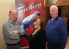 John Kelly (Shaw Moore), and Pat and Donie Reidy, patrons, at a reception at the Lough Rea Hotel where detials of St. Brendan's Choral & Dramatic Society's production of the musical Footloose were announced. The show will run at the Temperance Hall Loughrea from November 27 to December 3.