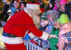 Santa Claus having a chat with children during The Carrick Family Light Show at Lurgan Park in Renmore. 