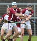 Galway v Westmeath Leinster Senior Hurling Championship Quarter Final at Cusack Park, Mullingar.<br />
Galway's Kevin Hynes and Westmeath's John Shaw