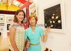 <br />
Sarah Thornton, Salthill and Colette Kelleher, Maunsells Park,  at the opening of Galway Art Club Exhibition at St. Patricks National School , Lombard Street. 