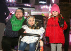 Keith Hession with his children Neasa and Bobby at The Carrick Family Light Show at 167 Lurgan Park, Renmore.