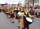 Scoil San Phroinsias, Tirellan taking part in the Galway city St Patrick's Day parade