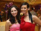 Eimear Lee, Moycullen, and Sinead Nevin, Roscam, at the Charity Take Me Out Ball in aid of Cancer Care West at the Salthill Hotel.