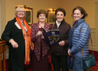 Jennifer Regan, Vera Tyrrell, Rosaleen Sammon and Niamh Tyrrell at the launch of a Pictorial History of Salthill Knocknacarra GAA Club at the Galway Bay Hotel.