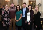 Jennifer Brennan, Christy Walsh, Michelle Quinn, Kevin Moynihan, Sarah Finnegan and Niamh Loftus, all of KPMG, at the Western Society of Chartered Accountants Christmas lunch at the Hotel Meyrick.
