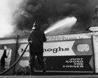 The Galway city fire August 1971.  Photograph by Stan Shields