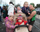 Bernie Rogers from Oranmore before taking part in the 2023 Fields of Athenry 10k Road Race on St Stephen's Day  pictured with her niece Éala, left, nephew Cuadhán and niece Neasa Molloy from Kilcolgan.