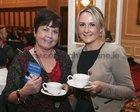 Della Brophy, Sales Executive, Connacht Tribune, and Pam Finn, Think PR, at the ‘Getting Your Brand To Work’ marketing seminar at the Ardilaun Hotel.