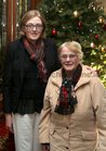 Nora Faherty and her mother Barbara Davoren at the Bushypark Senior Citizens Christmas dinner party at the Westwood House Hotel.