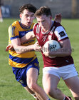 Galway v Roscommon Connacht GAA Under 20 Football Championship 2025 Round 4 game in Tuam Stadium.<br />
Galway's Sean O'Connor and Roscommon's Conor Kelly