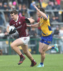 Galway v Roscommon Allianz Football League Division 1 Game at Hyde Park, Roscommon.<br />
Galway's John Daly and Roscommon's Diarmuid Murtagh