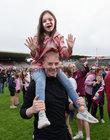 Awaiting the arrival of the Galway Football team for the homecoming ceremony at Pearse Stadium on Monday evening.