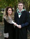 Enda Gavin from Salthill with his sister Katherine after he was conferred with a B.A. Hons degree in Psychology at NUI Galway