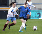 Mervue United v Athenry FC Galway Football Association Women's Premier Cup Final at Eamonn Deacy Park.<br />
Kate Snowdon, Athenry FC and Denise Starr, Mervue United<br />
