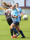 Salthill Devon v Corrib Celtic Galway League Women's Cup final at Eamonn Deacy Park.<br />
Natasha Madden, Salthill Devon and Amy Hopkins, Corrib Celtic