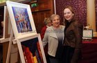 <br />
Artist Anna Belton, Renmore, with her daughter Actress Cathy Belton, at the opening of the Painting Studio Art Exhibition in the Westwood Hotel. 
